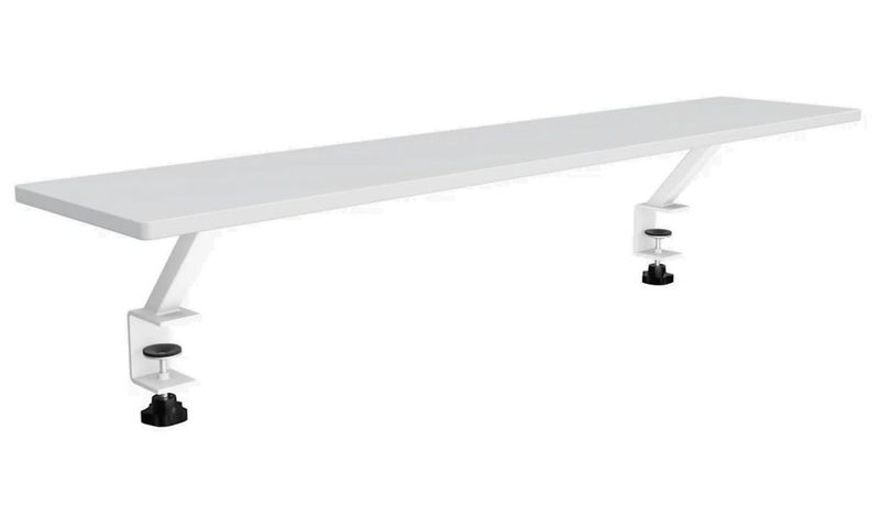 AROZZI ARENA Desk Riser Large White/ prídavná ergo polička pre herný stôl/ šírka 111 cm/ biela Stojan, podstavec, pre monitory, nosnosť 20kg, oceľ, biely