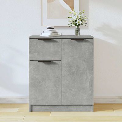 vidaXL Komoda betónovo sivá 60x30x70 cm spracované drevo