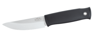 Fällkniven H1zElmax poľovnícky nôž 10 cm, čierna, Thermorun, puzdro zytel