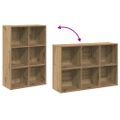 vidaXL skrinka na knihy/príborník Artisan Dub 66x30x98 cm