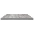 vidaXL Nástenné police 4 ks sivé sonoma 60x20x1,5 cm kompozitné drevo