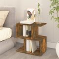 vidaXL Nočný stolík dymový dub 50x30x31,5 cm spracované drevo