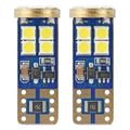 LED CANBUS 12SMD 2835 T10e (W5W) White 12V / 24V AMiO-01636
