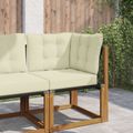 vidaXL Vankúš na vonkajšiu pohovku Polyester Krémová 50,5 x 50,5 cm