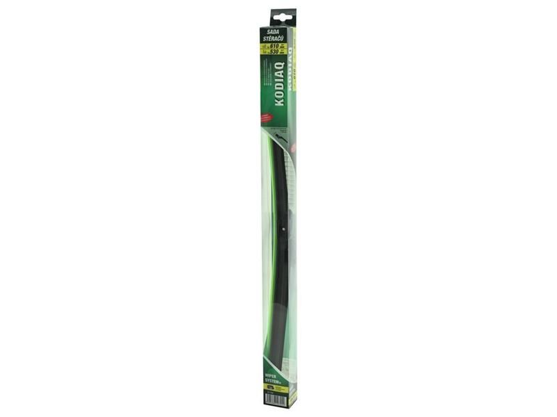 Ploché stierače COMPASS FLAT SET 610+530 mm GREEN Kodiaq