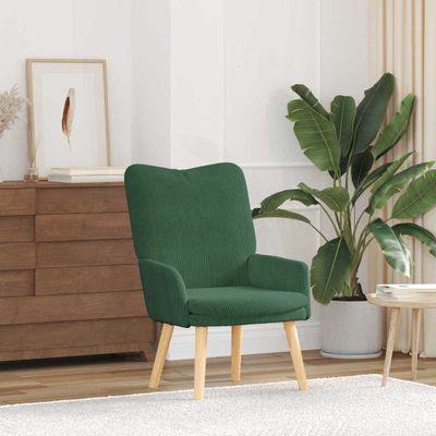 vidaXL kreslo Jungle Green 63 x 67 x 94 cm látka