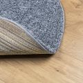 vidaXL Shaggy koberec PAMPLONA vysoký vlas moderný modrý Ø80 cm
