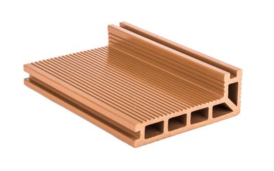 Terasová doska G21 zakončovacia, 2,5 x 14 x 400 cm, Light Wood, WPC