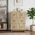vidaXL Zásuvkový kabinet 66 x 34,5 x 90 cm Kompozitné drevo Dub sonoma