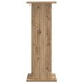 vidaXL Stojan na rastliny 2 ks Dub artisan 30,5 x 30 x 80,5 cm