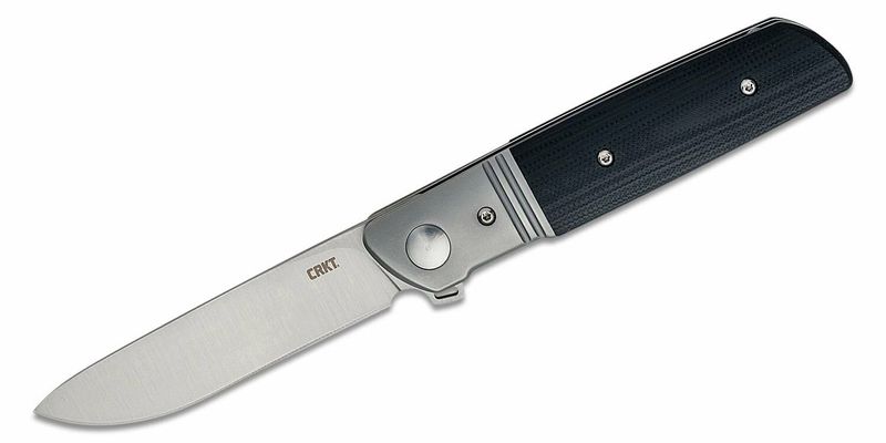CRKT CR-5720 Bamboozled™ Black vreckový nôž s asistenciou 8,5 cm, Satin, čierna, G10, oceľ