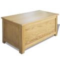 vidaXL Úložný box 90x45x45 cm, dubový masív