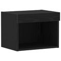 vidaXL Zostava TV skriniek 40 x 30 x 30 cm Čierny dub Kompozitné drevo