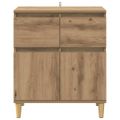 vidaXL Servírovacia skriňa Remeselný dub 60 x 35 x 70 cm