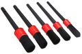 Sada mäkkých presných štetiec na čistenie auta CAR DETAILING BRUSH 5 SOFT, 5ks SIXTOL