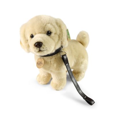 Plyšový pes zlatý retriever s vodítkom 25 cm ECO-FRIENDLY
