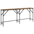 vidaXL Konzolový stôl Staré drevo 180 x 30 x 75 cm Kompozitné drevo