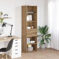 vidaXL Highboard Remeselný dub 45 x 42,5 x 185 cm Kompozitné drevo