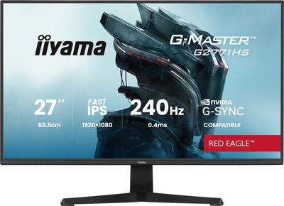 iiyama G-Master/G2771HS-B1/27''/IPS/FHD/240Hz/0,4ms/Čierna/3R