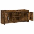 vidaXL TV skrinka 102 x 33 x 47 cm Dymový dub Kompozitné drevo