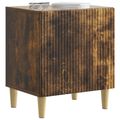 vidaXL Nočný stolík 2 ks Dymový dub 43 x 34,5 x 50 cm Kompozitné drevo