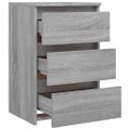 vidaXL Nočný stolík sivý sonoma 40x35x62,5 cm spracované drevo