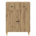 vidaXL Servírovacia skriňa Dub artisan 66 x 34,5 x 90 cm