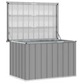 vidaXL Záhradný úložný box, sivý 109x67x65 cm