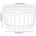 vidaXL 3-v-1 záhradný úložný box čierny polypropylén