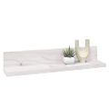 vidaXL Nástenné skrinky 2 ks biele 50x11x9 cm masívna borovica