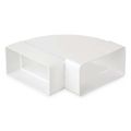 Koleno 90° horizontálne VENTS 5251 - 55x110mm PVC