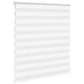 vidaXL Zebra roleta biela 120x100 cm šírka látky 115,9cm polyester