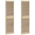 vidaXL Skříňové dvere s dverami 2 ks Prírodná 170 x 2,1 x 49,5 cm