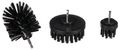 Sada kartáčov na vrtačku na čistenie auta CAR DETAILING DRILL BRUSH 3 HARD, 3ks SIXTOL
