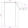vidaXL Roleta Hnedá 130 x 220 cm Bambus