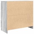 vidaXL Komoda sivý dub sonoma 80x35x76 cm spracované drevo