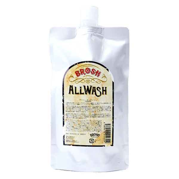 Umývací gél na vlasy, tvár a telo BROSH All wash 3 in 1 Hair, Face & Body - Wood seed Refill 380 ml