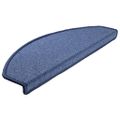 vidaXL Schodové rohože 10 ks 65x24x4 cm modré polkruhové veľké