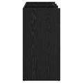 vidaXL Golfová skriňa Jednofarebný Čierny dub 102 x 45 x 85,5 cm