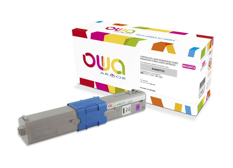 OWA Armor toner kompatibilný s OKI 44469723, 5000st, červená/magenta