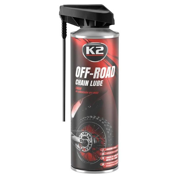 K2 OFF-ROAD CHAIN LUBE 500 ml - mazivo na reťazy motocyklov