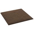 vidaXL Nástenné panely 12 ks hnedé 30x30 cm látková 1,08 m²