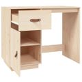 vidaXL Stolík 95x50x75 cm masívne borovicové drevo