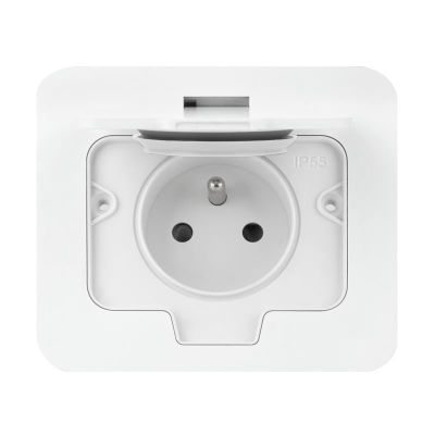 ORNO OR-GM-9031/W Zásuvka zapustná hermetická s víčkom