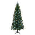 vidaXL Umelý vianočný stromček Zelená 240 cm PE a PVC