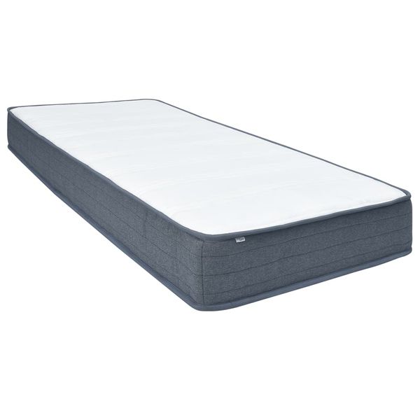 vidaXL Boxspring matrac 190x90x20 cm stredne mäkký látka