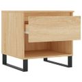 vidaXL Konferenčné stolíky 2 ks dub sonoma 50x46x50cm kompozitné drevo