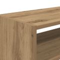 vidaXL Regál na topánky stohovateľné dub artisan 60x30x30,5 cm