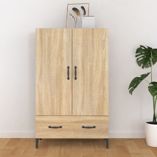 vidaXL Vysoká skrinka dub sonoma 70x31x115 cm spracované drevo