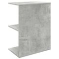 vidaXL Nočné stolíky 2 ks betónovosivý 46,5x29x61 cm spracované drevo